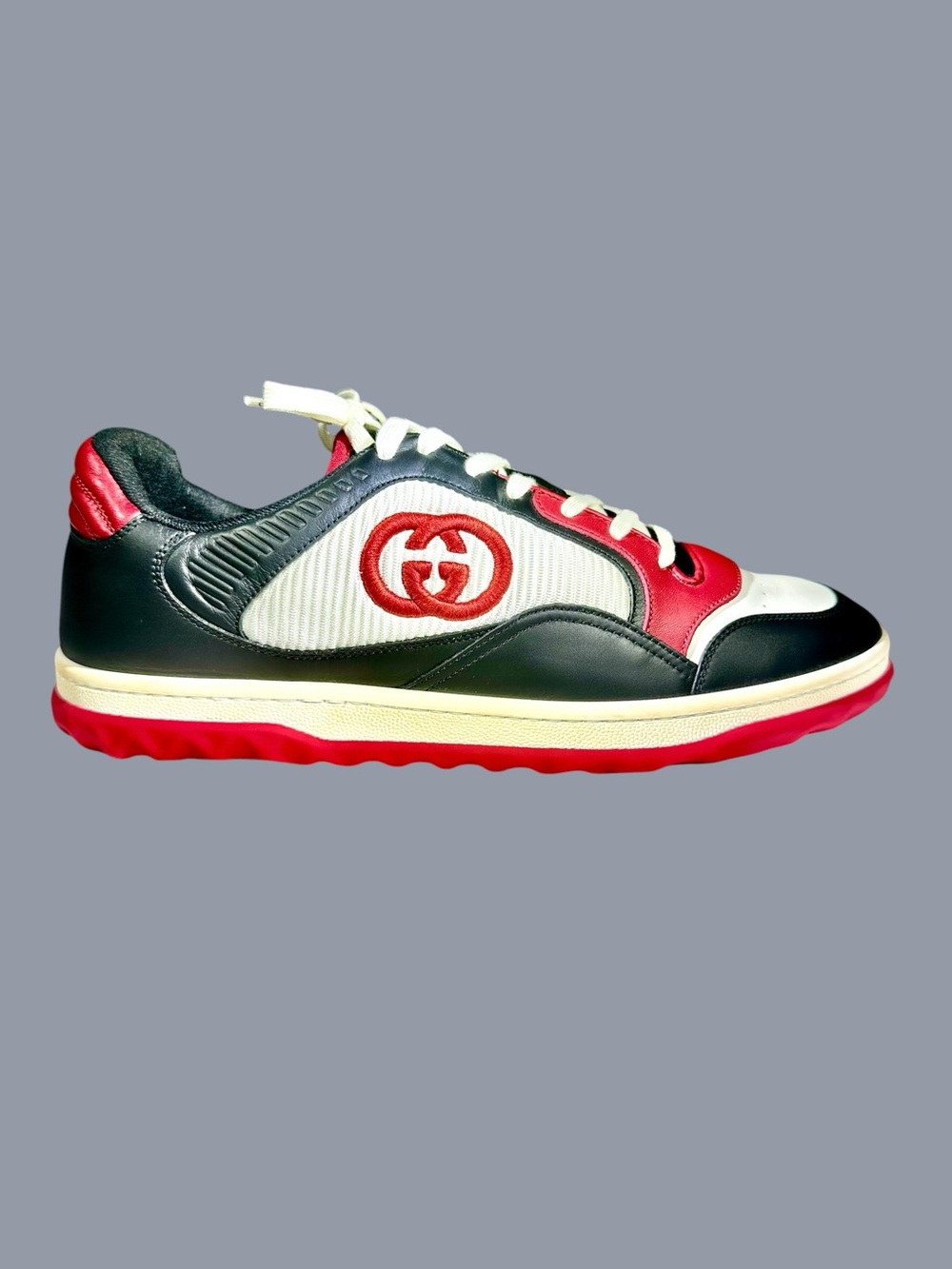 NWOT Gucci MAC80 Men's Low-Top Leather Sneakers - Picture 9 of 14